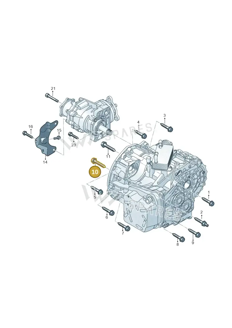 N91267601 — Volkswagen Tiguan 2.0 (2023-) diagram 813300665, position 10