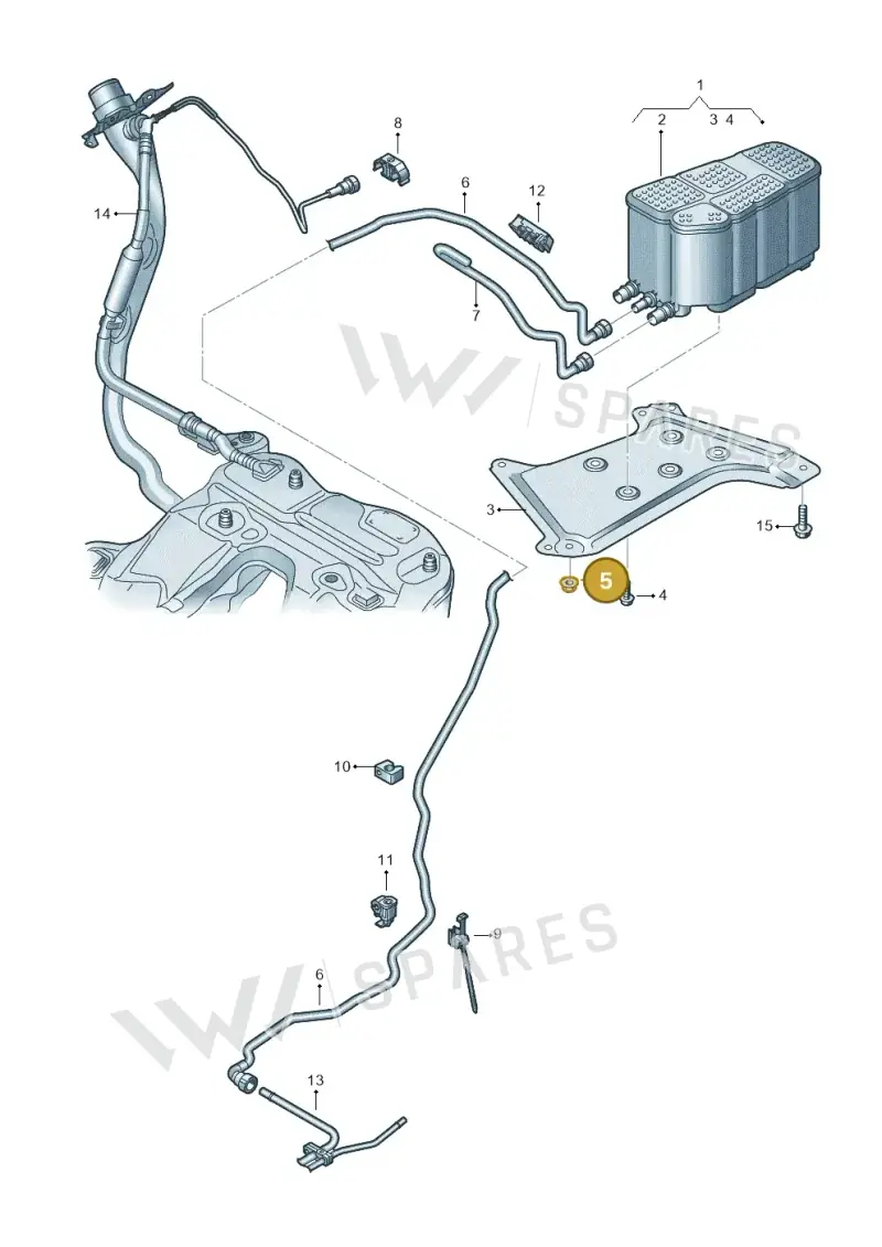 N91268201 — Audi A6 (2018-2025) diagram 430201810, position 5