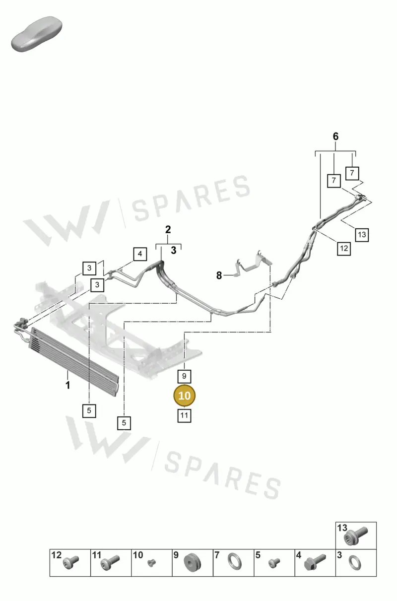 N91268401 — Porsche Panamera (2020-2023) diagram p58360000, position 10