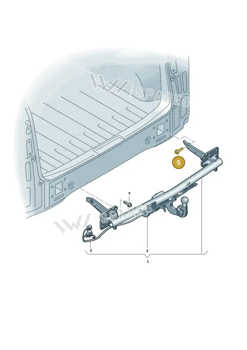 N91276701 — Volkswagen ID.Buzz (2022-) diagram 7t0804000, position 5