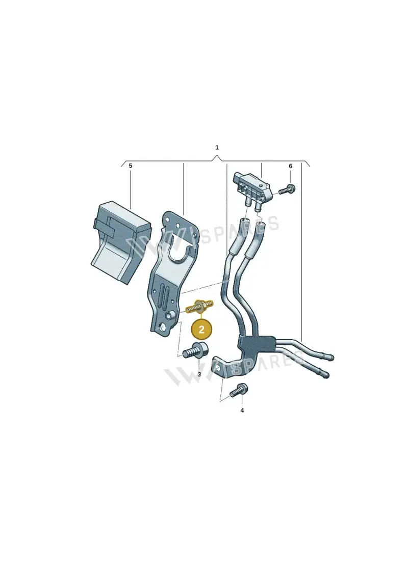 N91283401 — Volkswagen Passat estate (2023-) diagram 3j0253120, position 2