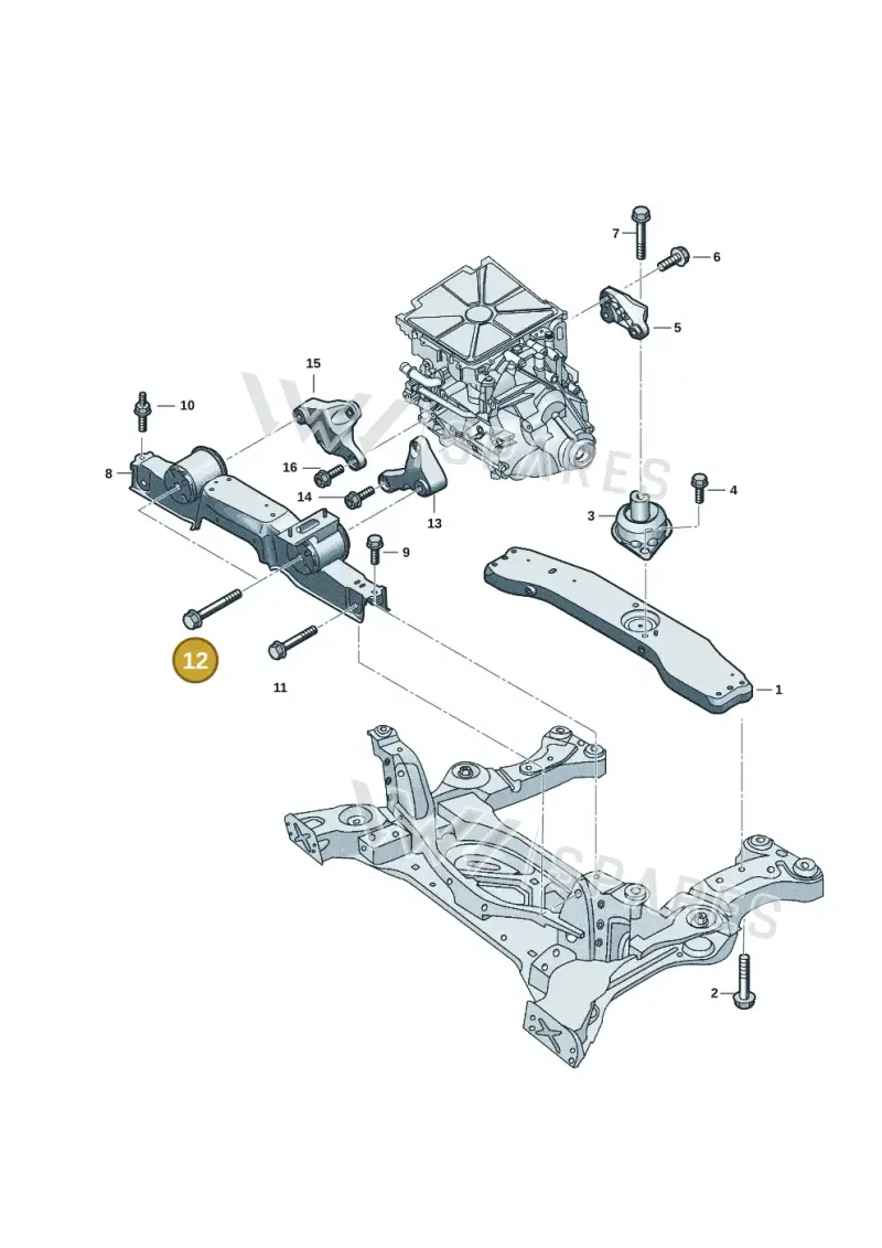 N91284901 — Volkswagen ID.Buzz (2022-) diagram 15a199000, position 12