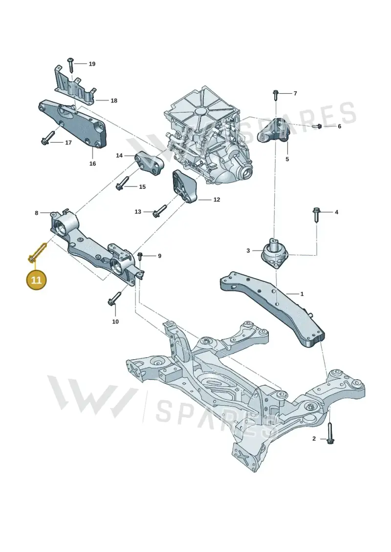 N91284901 — Volkswagen ID.7 Limousine Pro (2023-) diagram 14b199000, position 11