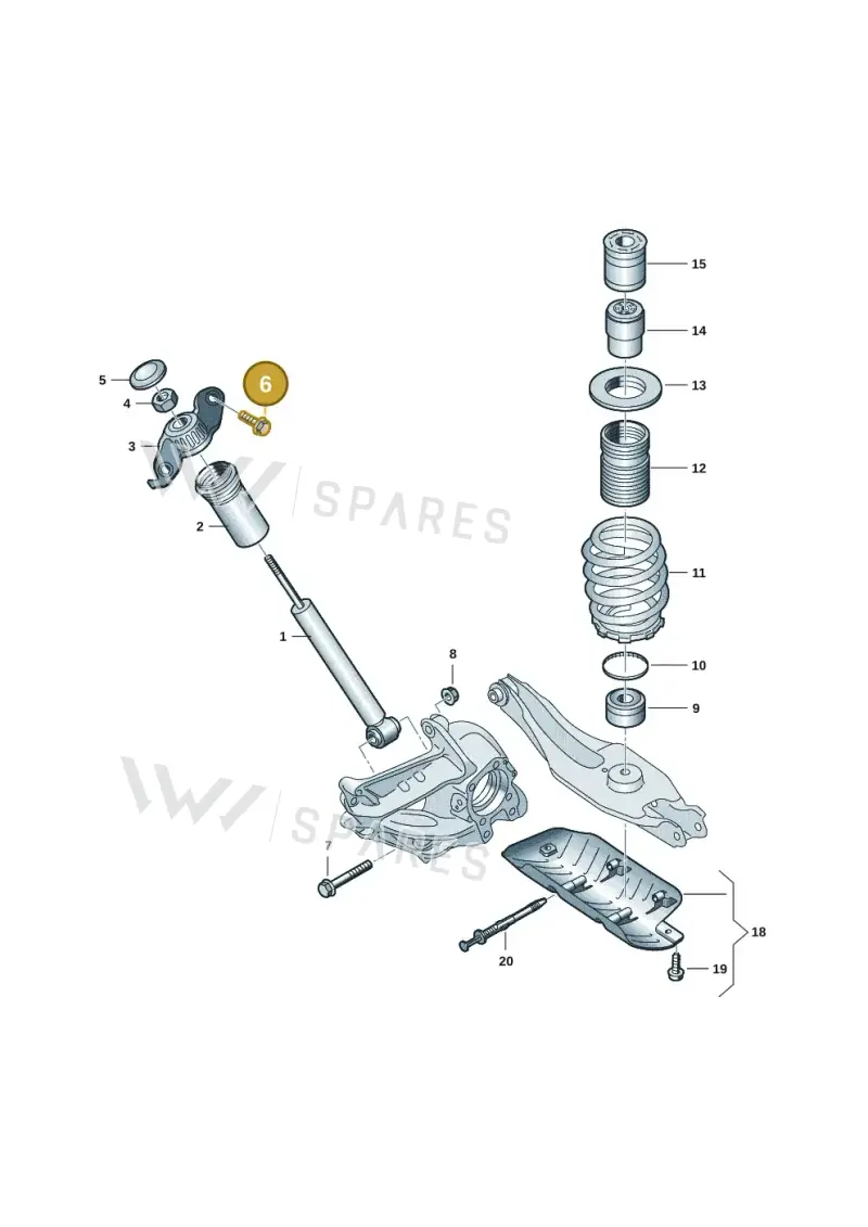 N91294601 — Volkswagen ID.Buzz (2022-) diagram 15a511010, position 6