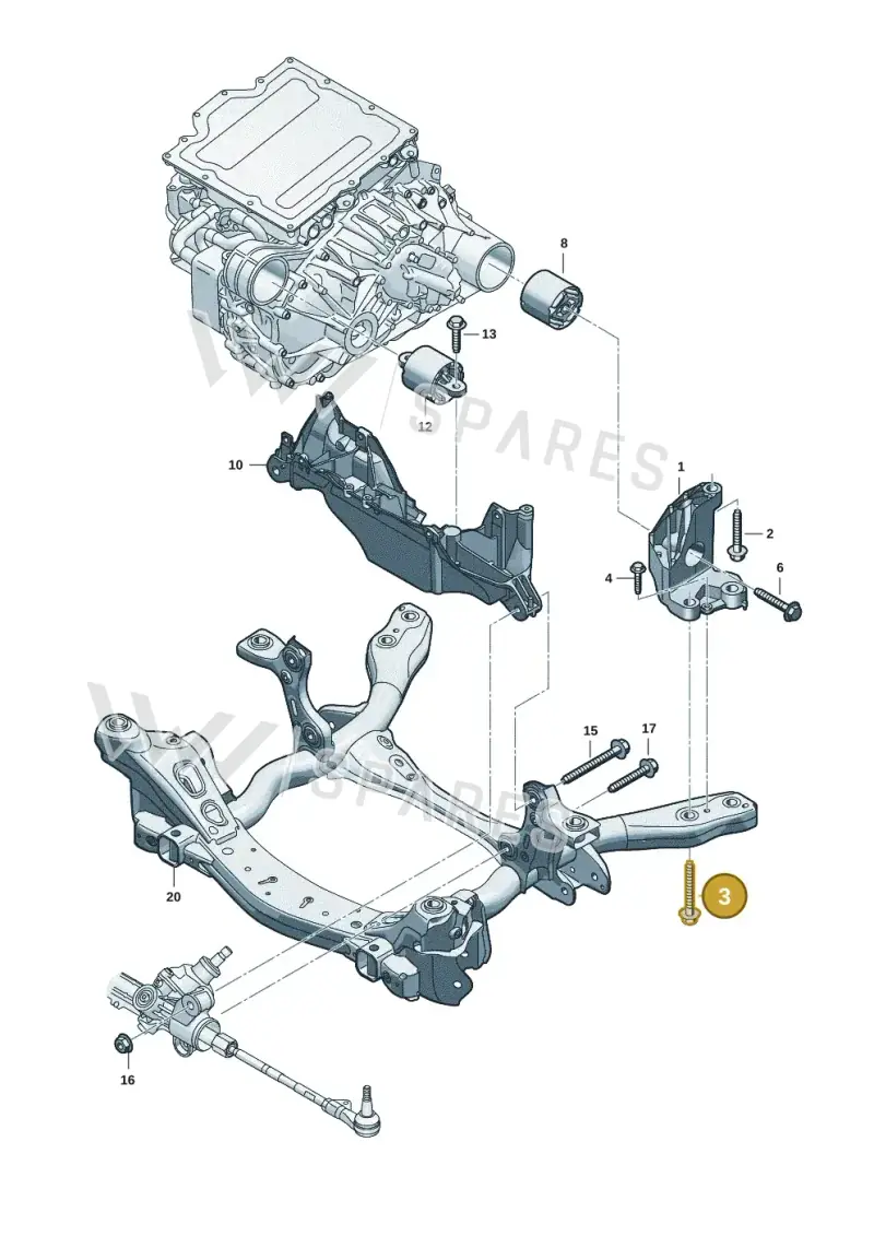N91300601 — Audi Q6 e-tron (2023-2025) diagram f5s199000, position 3