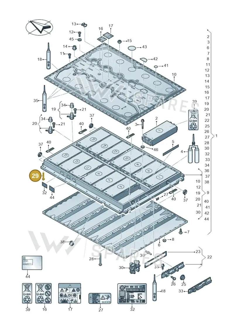 N91314301 — Volkswagen ID.7 Limousine Pro (2023-) diagram 091915050, position 29