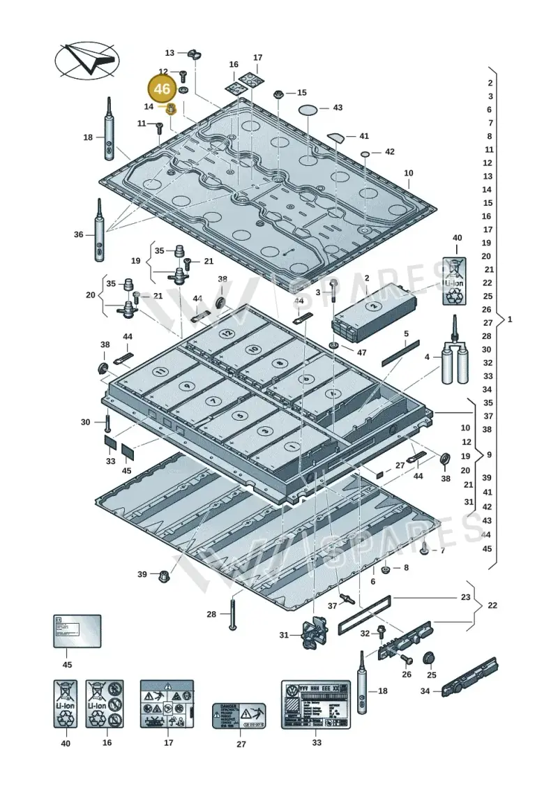 N91320201 — Volkswagen ID.7 Limousine Pro (2023-) diagram 082915053, position 46
