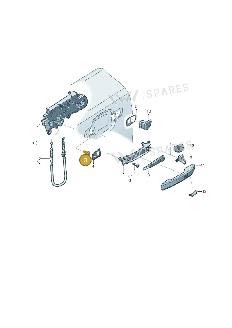 WHT000128 — Audi RS4 Avant (2017-2025) diagram 896839000, position 3