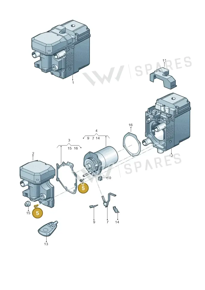 WHT000210 — Volkswagen Amarok twin cab (2012-2016) diagram 679819550, position 5