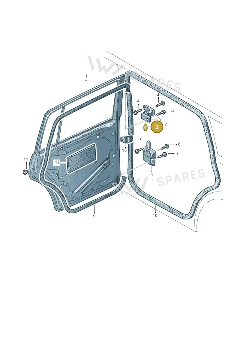 WHT000328 — Volkswagen TOURAN (2006-) diagram 409833100, position 3
