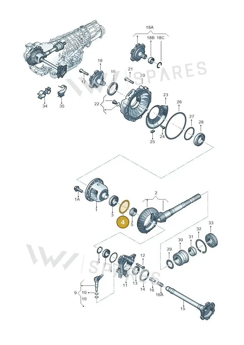 WHT000483T — Volkswagen Phaeton 4motion (2010-2016) diagram 218409570, position 4