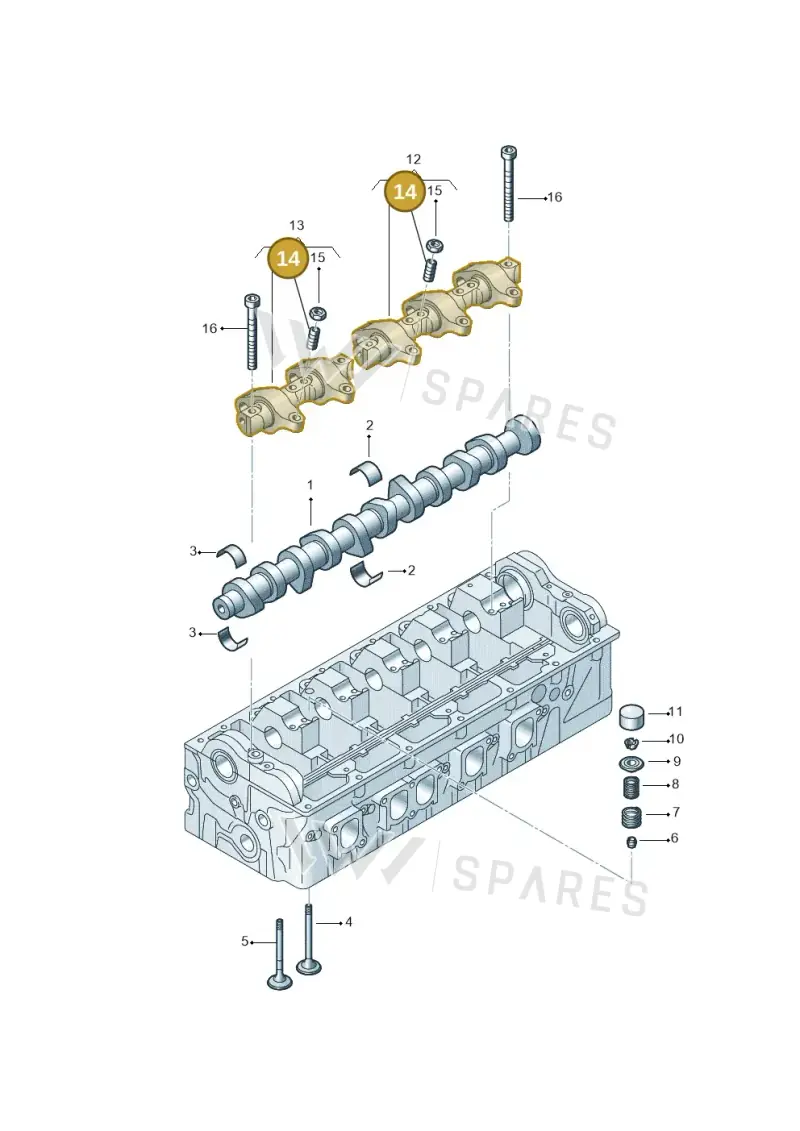 WHT000530 — Volkswagen Touareg                08> (2007-) diagram 410109400, position 14