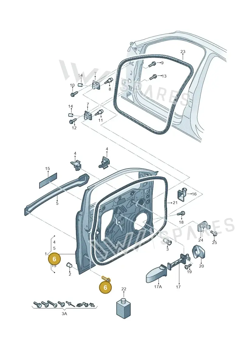WHT000716A — Audi Q5 qu. 2.0 TDI (2008-2012) diagram 751831100, position 6