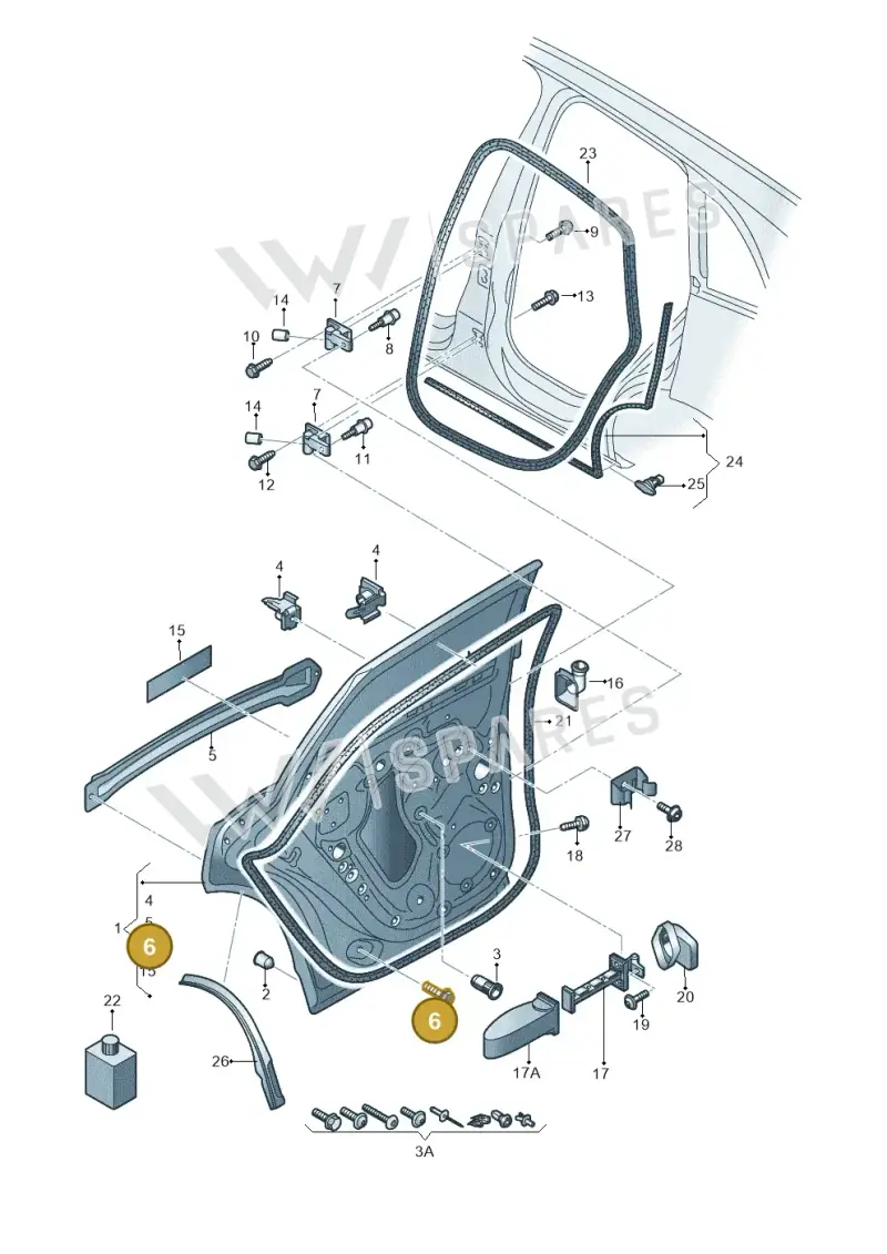WHT000716A — Audi Q5 qu. 2.0 TDI (2008-2012) diagram 751833100, position 6