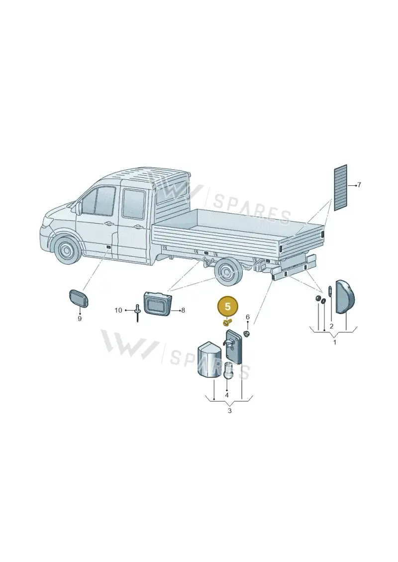 WHT000725 — Volkswagen Crafter (2016-2025) diagram 807945100, position 5