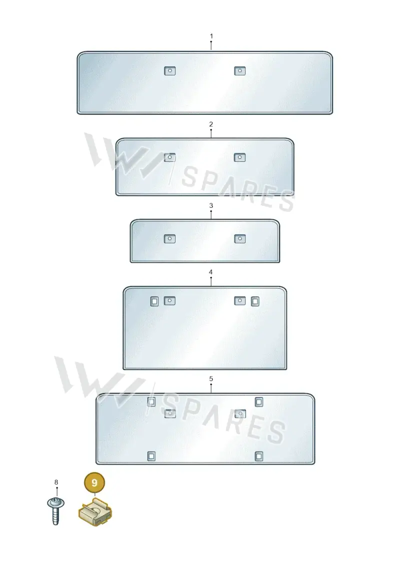 WHT000821 — Audi RS6 Avant (2019-2025) diagram 538807400, position 9