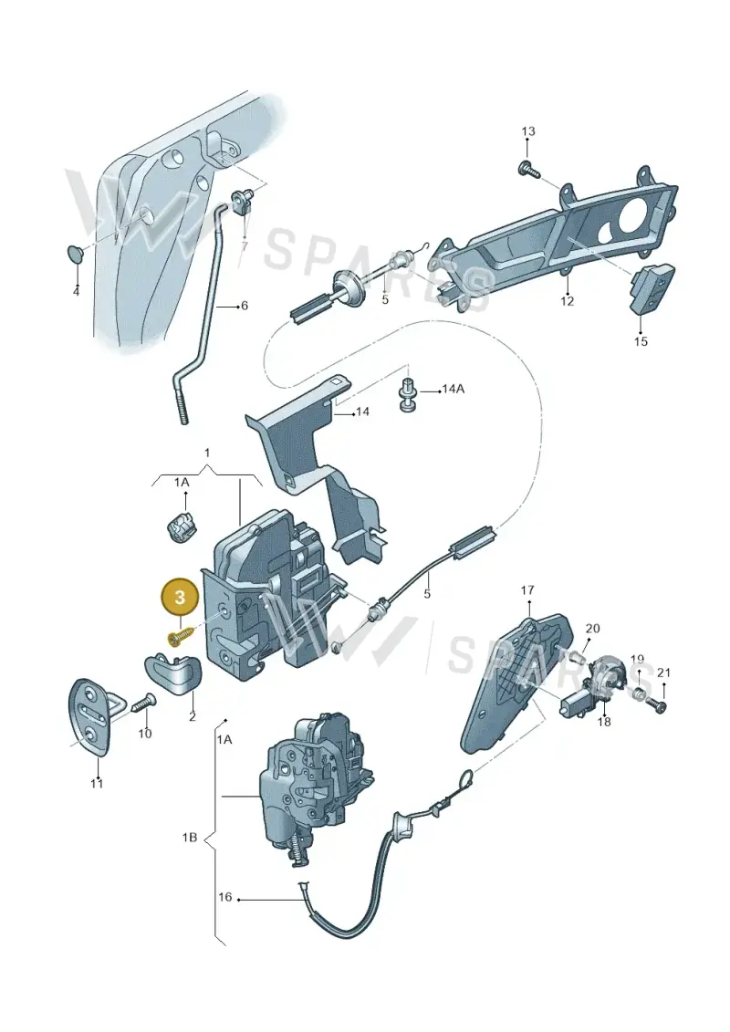 WHT000836 — Audi A6 2.7 TDI (2008-2011) diagram 448837300, position 3