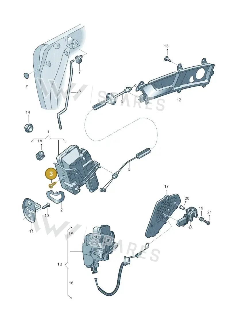 WHT000836 — Audi A6 2.7 TDI (2008-2011) diagram 448839300, position 3