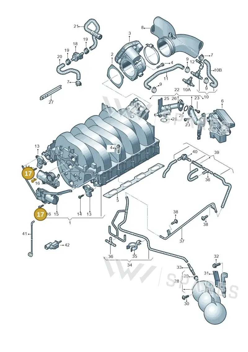 WHT001481 — Audi Q7                07> (2006-) diagram 493133620, position 17