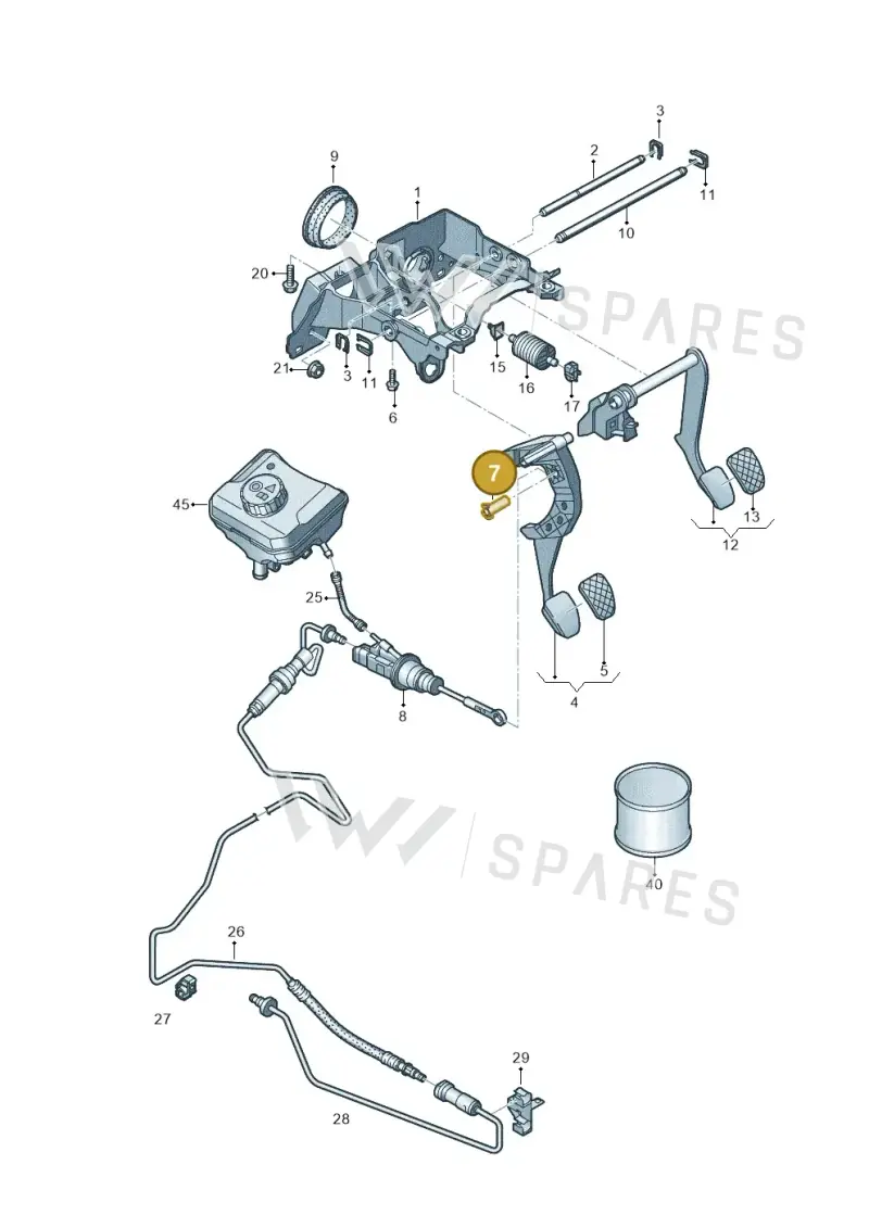 WHT001666A — Audi Q5 (2016-2025) diagram 896721300, position 7