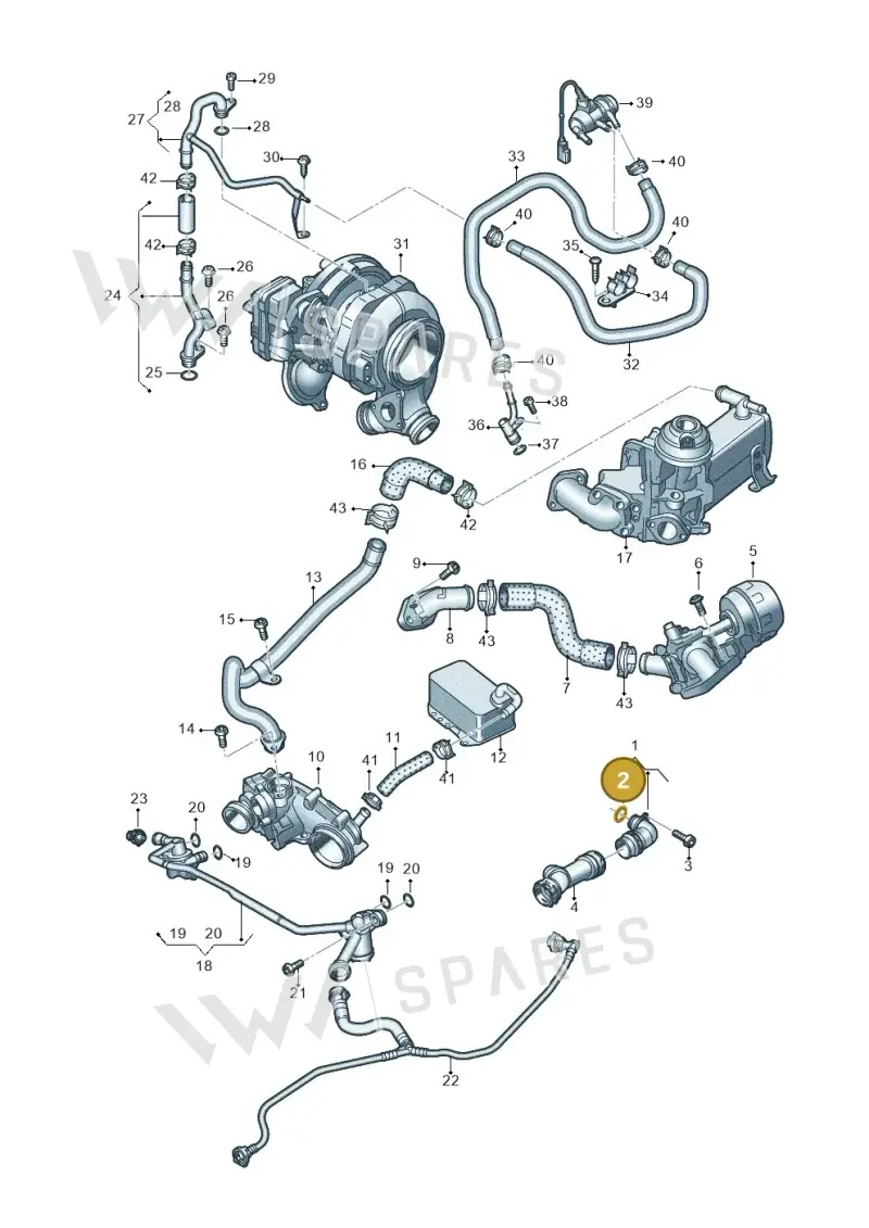 WHT001688D — Audi Q8 (2018-2025) diagram 838121170, position 2