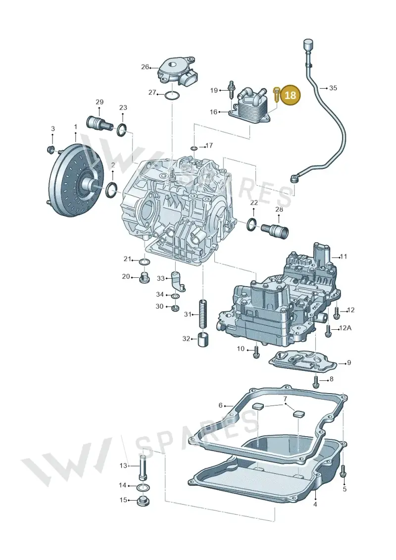 WHT001864 — Volkswagen Polo 1.6 (2015-2020) diagram 784321650, position 18