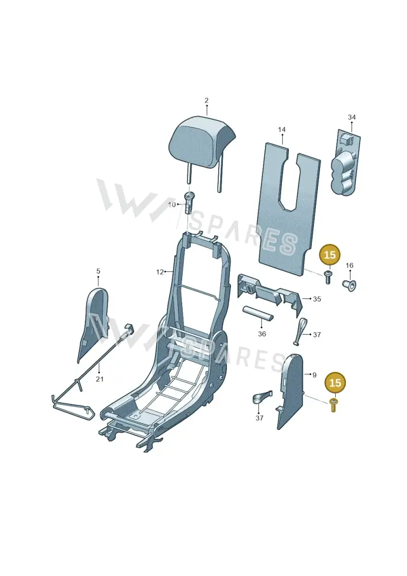 WHT001867 — Skoda Karoq (2017-2023) diagram 834000320, position 15
