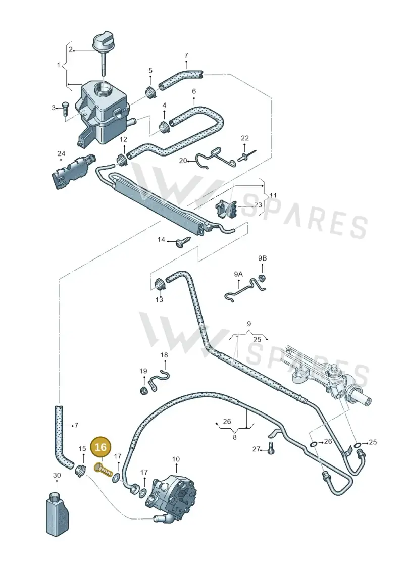 WHT001878 — Volkswagen Transp. caravelle (2011-2015) diagram 731422600, position 16