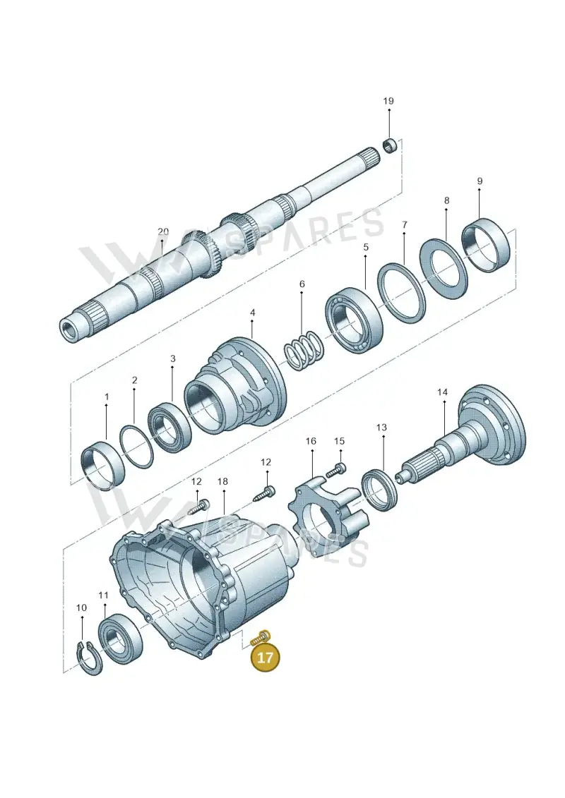 WHT001958B — Audi A4 Av. Allroad (2008-2016) diagram 647409800, position 17