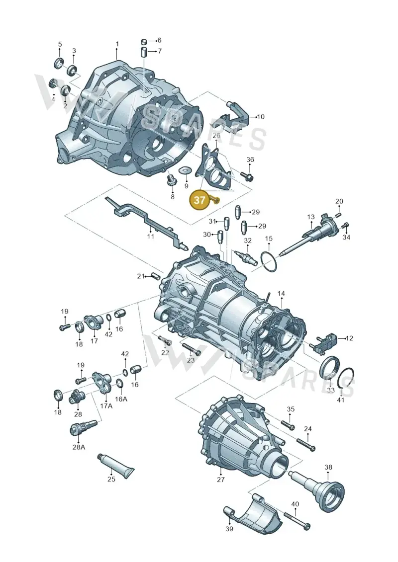 WHT001959 — Audi A4 Av. Allroad (2008-2016) diagram 647301760, position 37