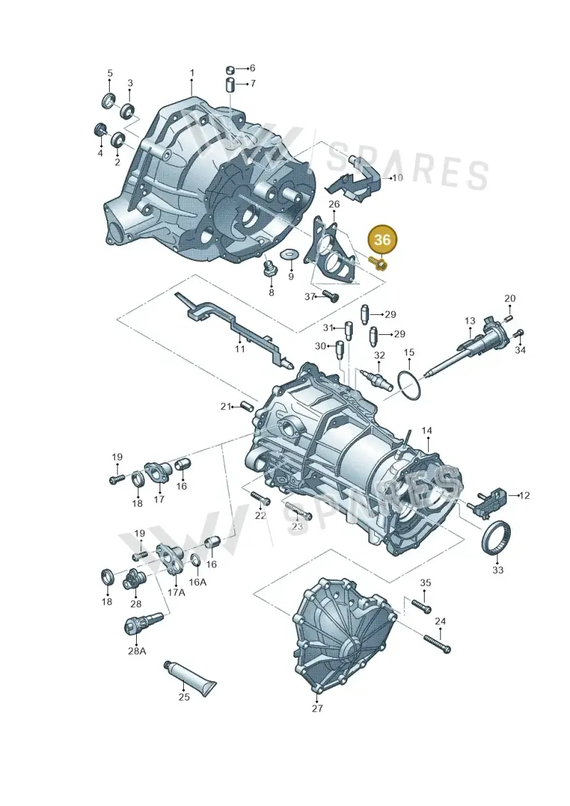 WHT001959 — Audi A6 2.0 tdi (2010-2015) diagram 670301300, position 36