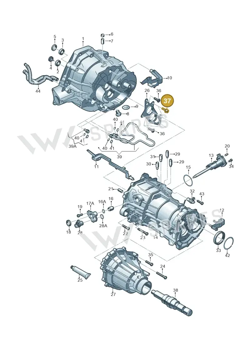 WHT001959 — Audi Q5 qu. 2.0 TDI (2012-2017) diagram 736301700, position 37