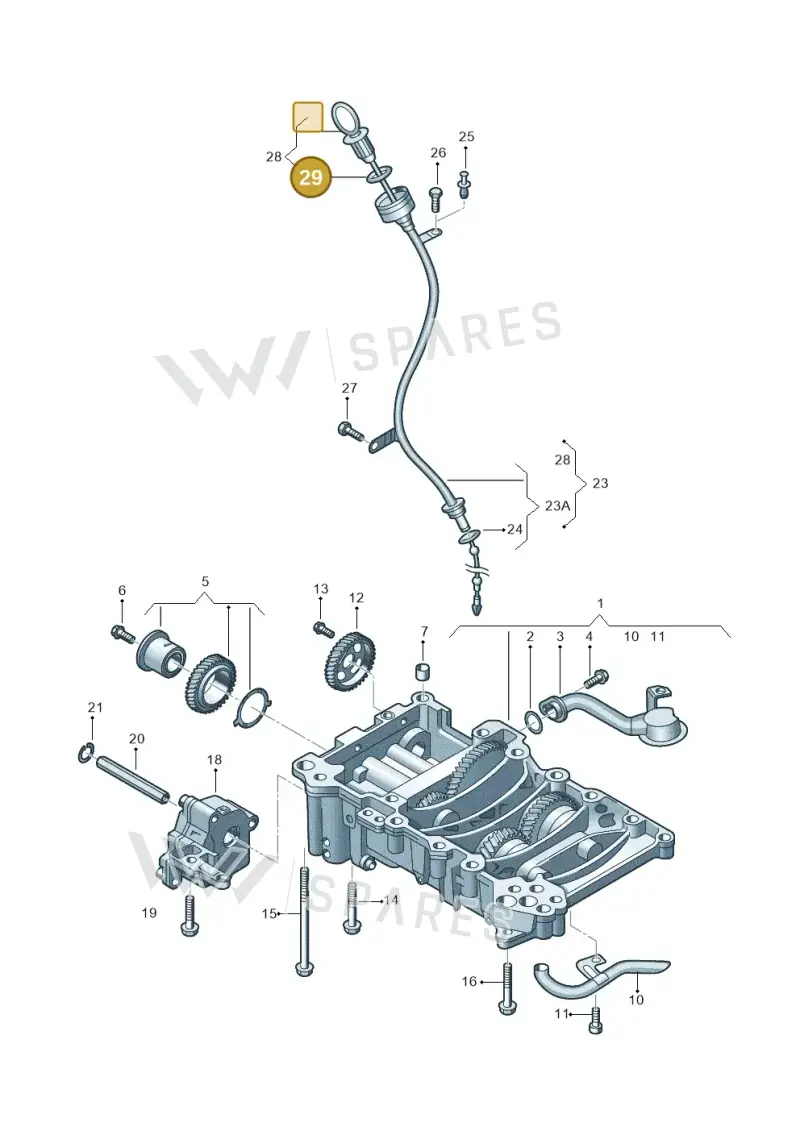 WHT001969 — Volkswagen Amarok twin cab (2022-) diagram 679115400, position 29