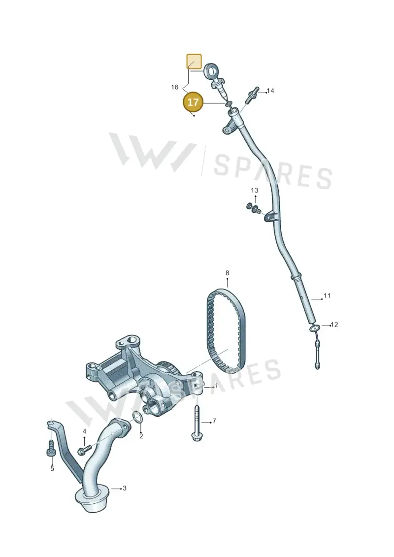 WHT001969 — Volkswagen Amarok twin cab (2022-) diagram 683115250, position 17