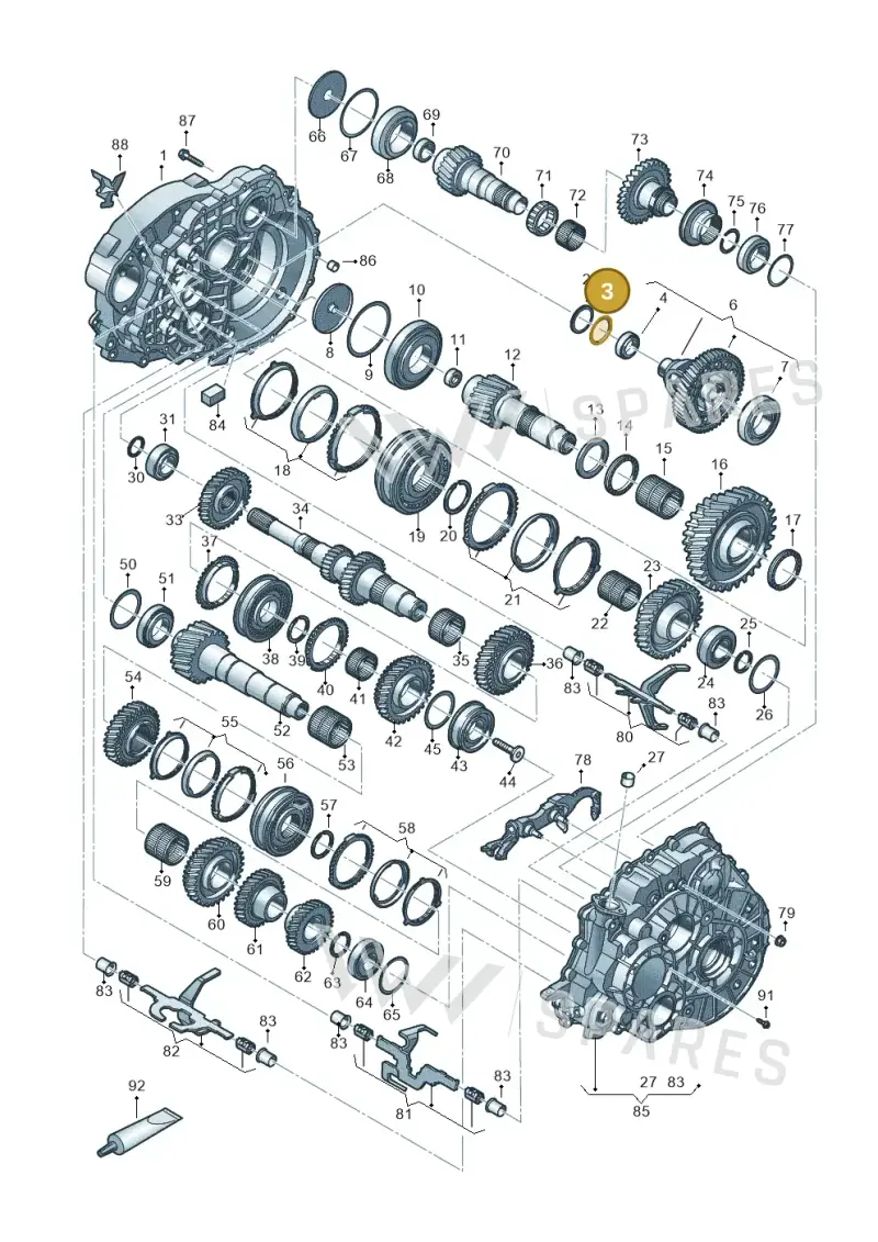 WHT002006H — Volkswagen Transport. multivan (2019-2024) diagram 806800300, position 3