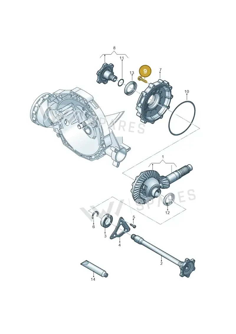 WHT002079 — Audi A6 (2018-2025) diagram 717409560, position 9