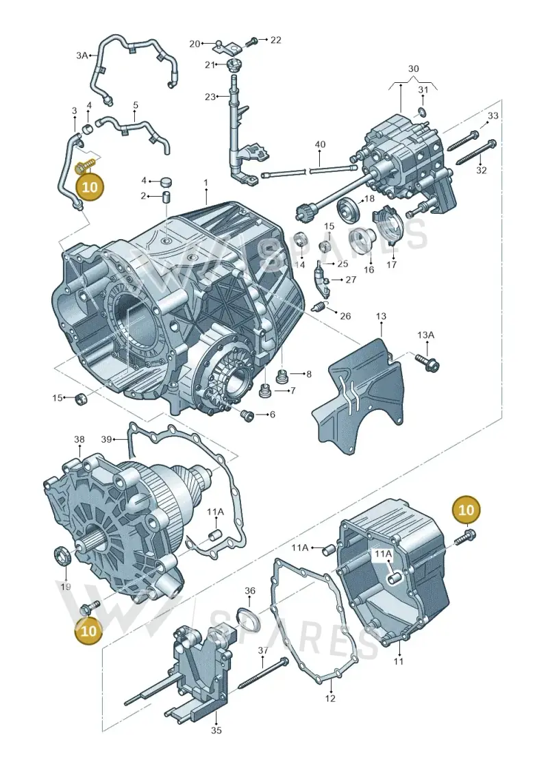 WHT002079A — SEAT Exeo ST Reference (2008-2011) diagram 261321600, position 10