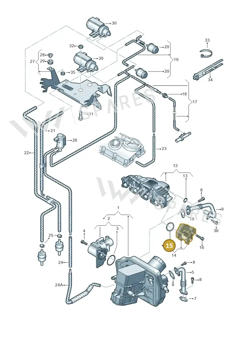 WHT002223 — Volkswagen Transp. caravelle (2009-2011) diagram 680131550, position 15