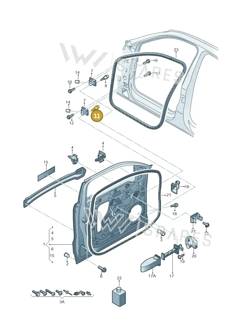 WHT002246 — Audi Q5 qu. 2.0 TDI (2012-2017) diagram 751831100, position 11