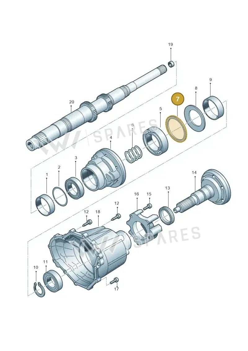 WHT002288 — Audi Q5 (2009-2018) diagram 647409800, position 7