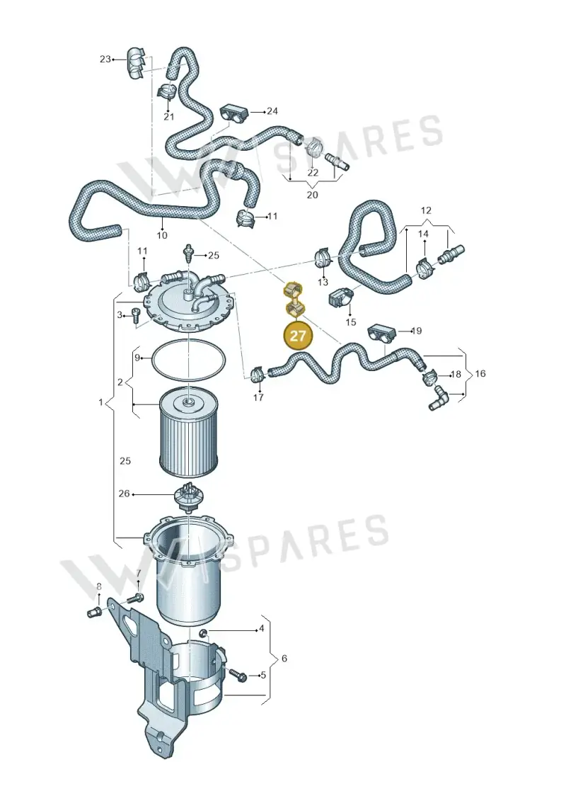 WHT002536 — Volkswagen Touareg (2017-2023) diagram 859127200, position 27