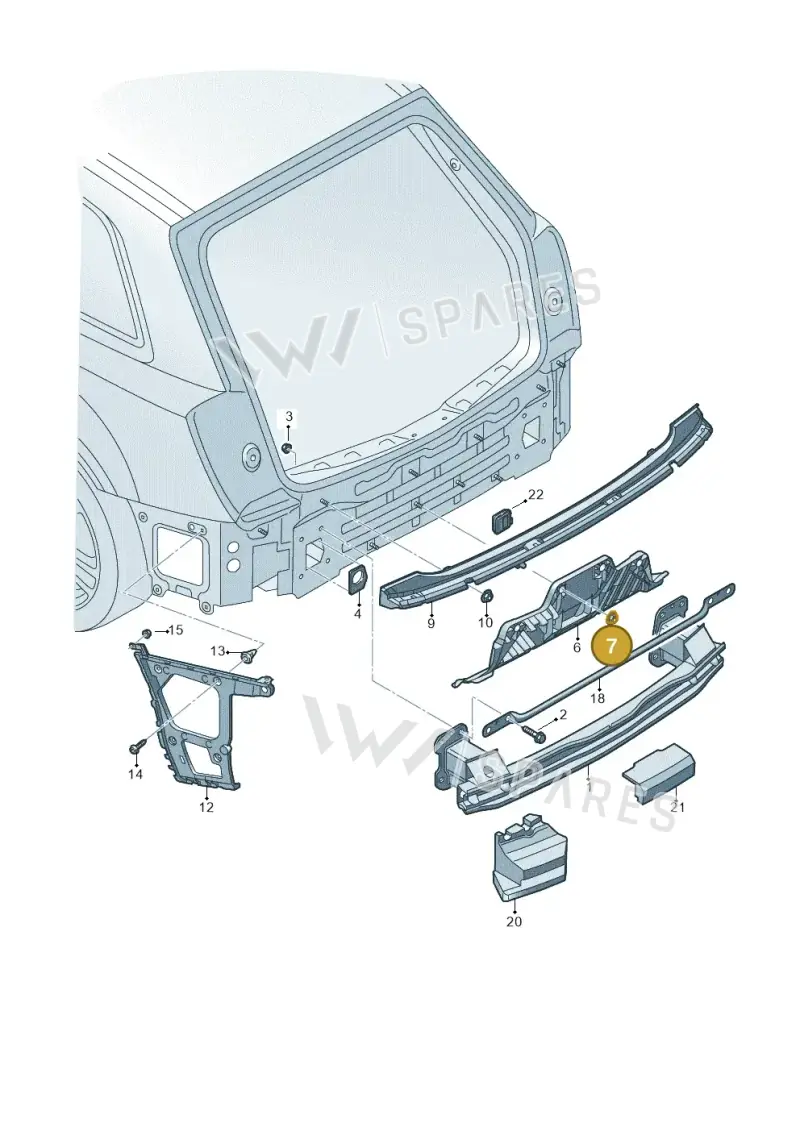 WHT002615 — Audi Q7 (2015-2025) diagram 859807500, position 7+10+15