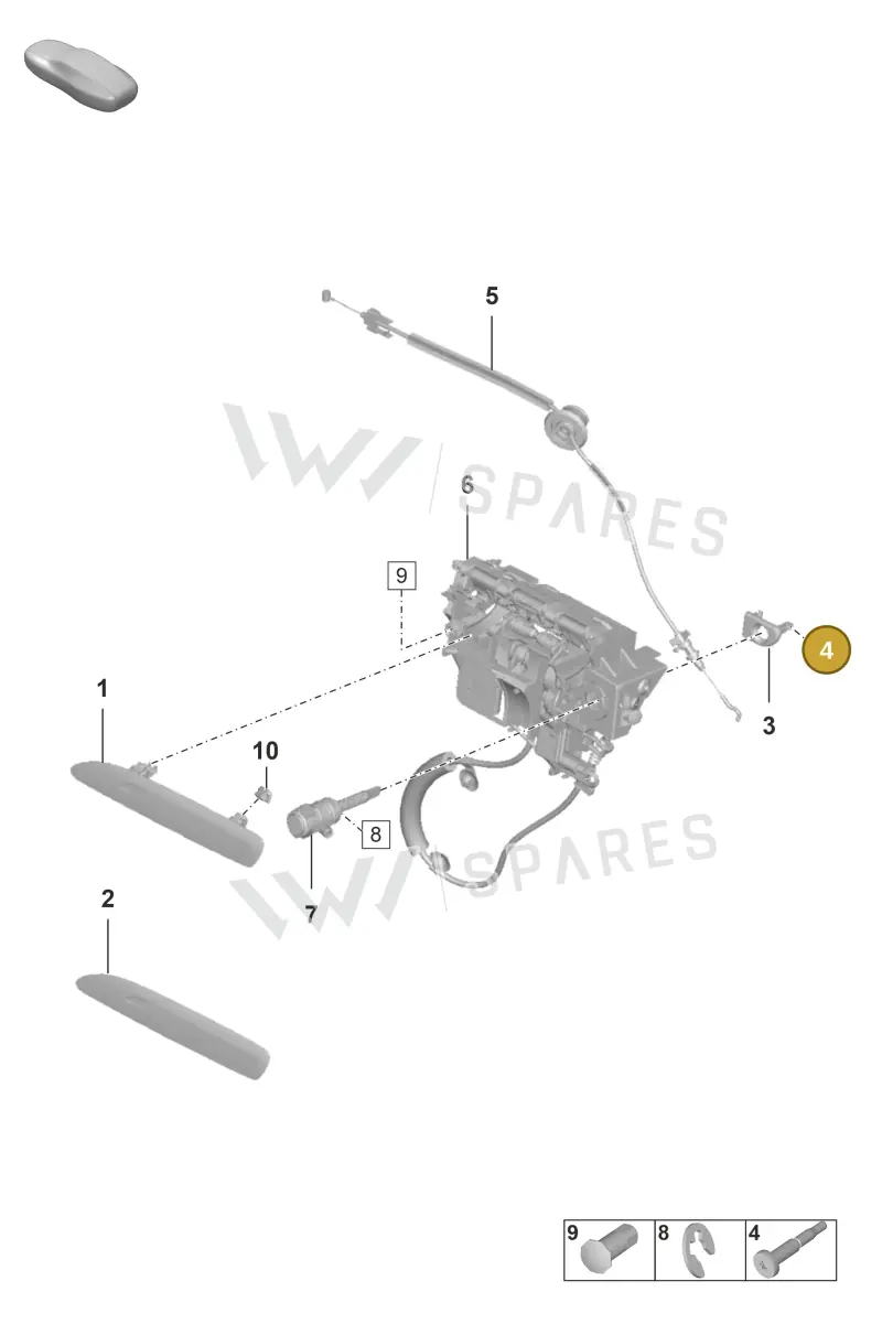 WHT002684 — Porsche 911 (2024-2025) diagram p53804200, position 4