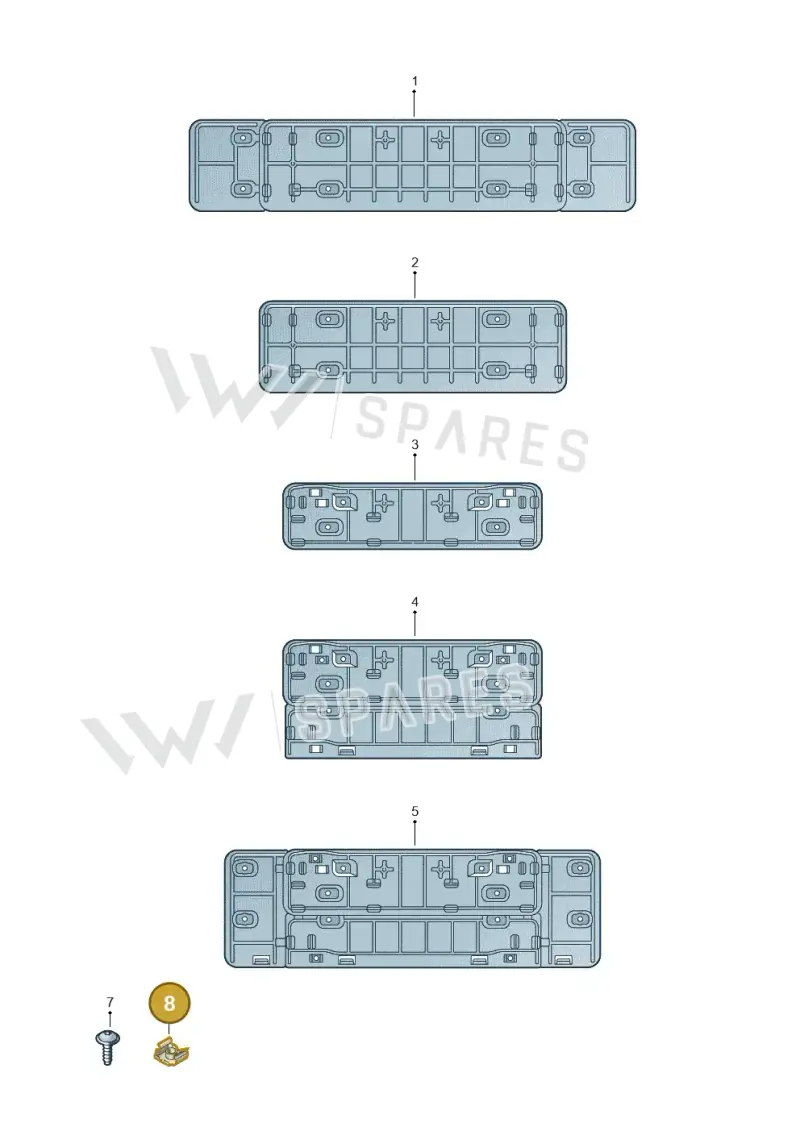 WHT003200 — Audi RS4 Avant (2017-2025) diagram 438807045, position 8