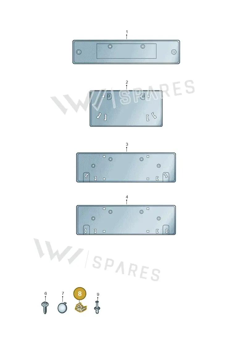 WHT003200 — Audi A8 (2017-2025) diagram 838807046, position 8