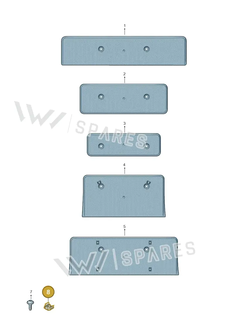WHT003200 — Audi RS4 Avant (2017-2025) diagram 847807400, position 8