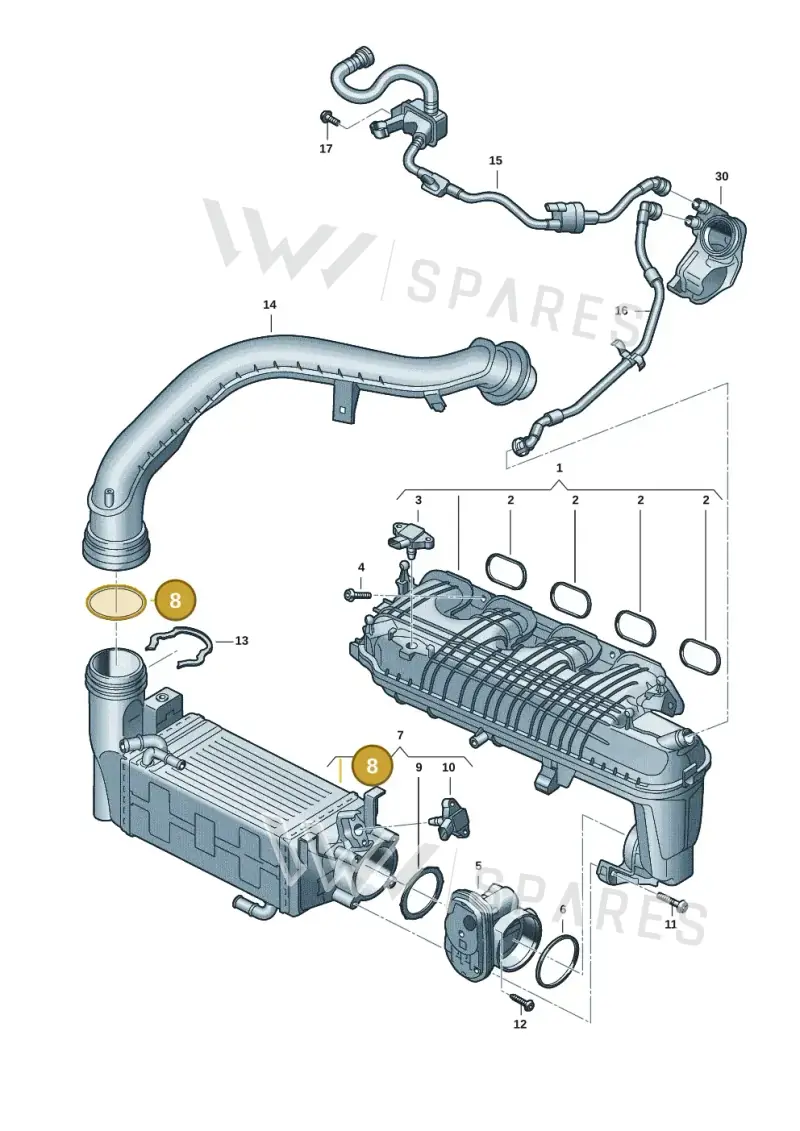 WHT003247 — Volkswagen Multivan (2021-) diagram 57x133065, position 8