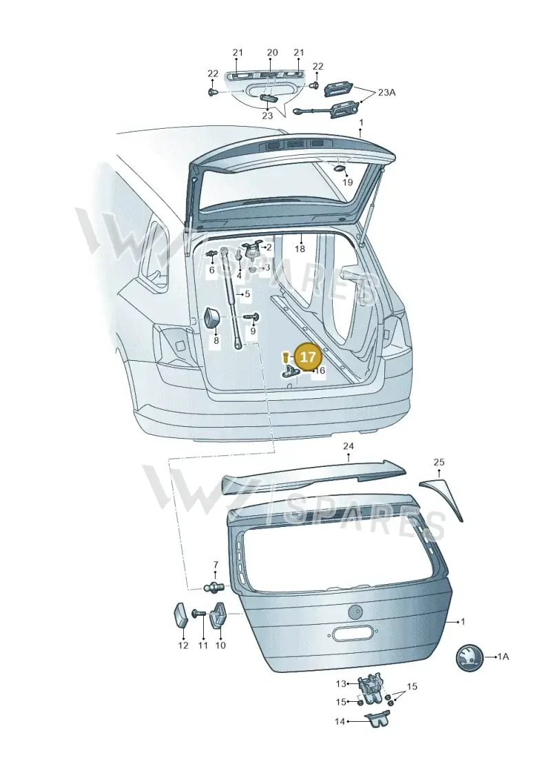WHT003266 — Skoda Fabia (2014-2022) diagram 797827010, position 17