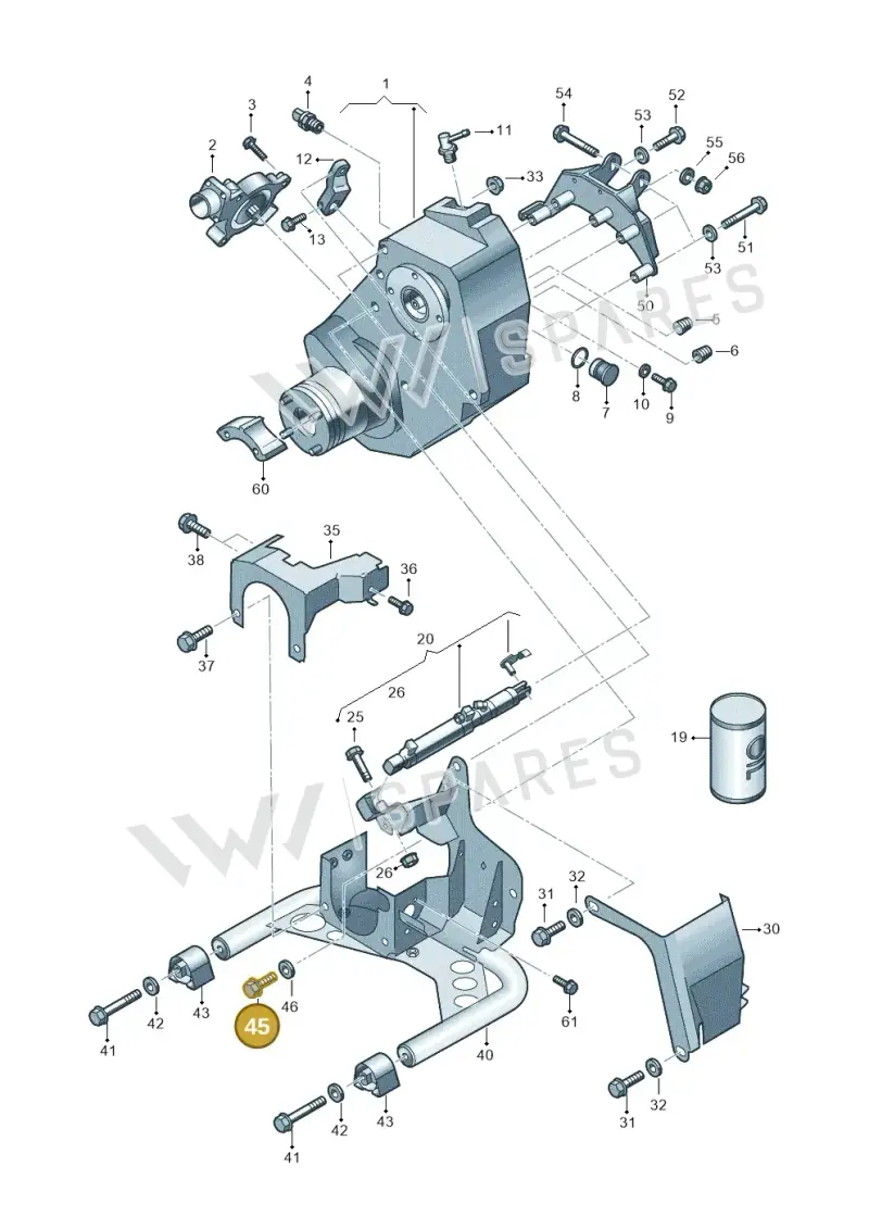 WHT003306 — Volkswagen Crafter 35 panel (2011-2016) diagram 722341200, position 45
