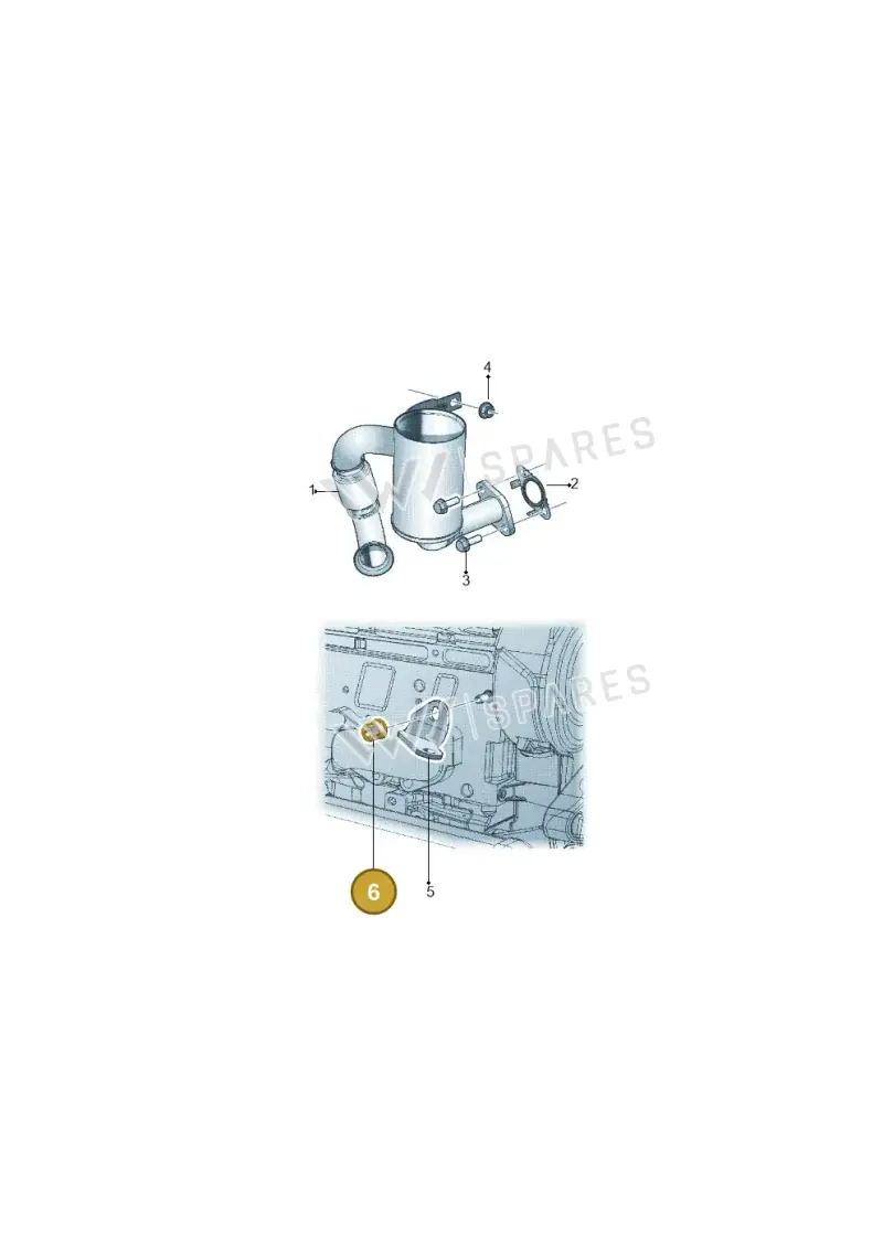 WHT003354 — Volkswagen New beetle (2011-2016) diagram 449253680, position 6